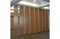 China Folding Sound Proof Acoustic Room Divider Partition Wall With Sliding Door supplier