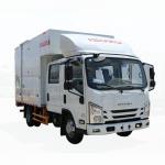 ISUZU Double Row Small Cargo Truck Diesel Cargo Van 5 Speed Transmission for sale
