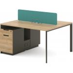 Melamine Board Office Table Cubicle Partition 1.2M / 1.4M for sale
