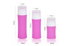 China Portable Silicone Cosmetic Container Travel Size Bottles , 80ml supplier