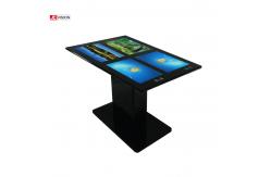 China Interactive Capacitive 4k Touch Screen Smart Table , Indoor Waterproof Coffee Table supplier