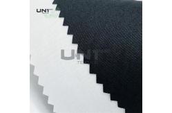China Adhesive Double Dot Polyester Woven Interlining Water Soluble supplier