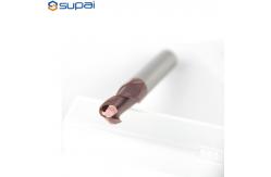 China Solid Carbide Cutting Tool HRC45 Ball Nose End Mill supplier