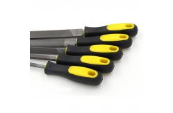 China Customized 8 Inch Double Cut Flat Bastard File with Round Shape supplier