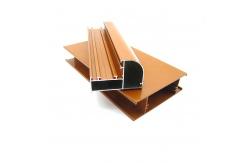 China Non - Toxic Fire Powder Coated Aluminium Extrusions 6063 T5 Deep Beige supplier