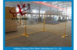 China Portable Chain Link Fence , Temporary Wire Fencing Metal Iron Material supplier