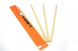 China Customized Package Round Sushi Bamboo Chopsticks Disposable Utensils supplier