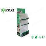 Advertising Portable Cardboard Floor Displays Stands Corrugated Display With 3 Layers for sale