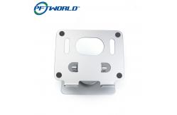 China Custom Precision Aluminum Metal Spare Parts Service CNC Milling Flat Panel Bracket supplier