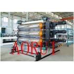 Twin Screw PVC Plastic Sheet Extruder , Food Package Plastic Sheet Extrusion Machine for sale
