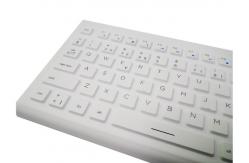China Ergonomics Silicone Wireless Medical Keyboard 106 Keys With Back Pad supplier