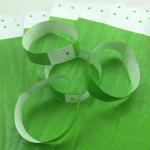 Water Resistant Tyvek Dupont Wristbands For Events Barcode Variety Of Colors Paper Event Bracelets for sale