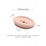 FDA Multifunctional Silicone Soap Box With Cleaning Brush