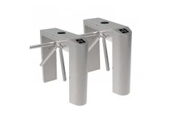China Semi Automatic Bridge Style Tripod Turnstile Gate RFID Access Control System supplier