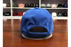 China Customize ACE 6panel structured blue embroidery and rubber patch baseball caps hats supplier