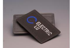 China Custom 3M Reflective Embossed Raised Logo Heat Transfer Labels For Apparel supplier