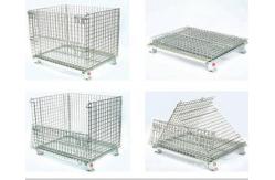 China Material Handling Equipment Collapsible Wire Container 1000*800*860 Customized supplier