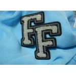 Eco-Friendly Towel Felt Custom Sew On Embroidered Patches / Garment Accessories