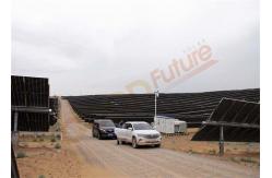 China Wind Speed 18m/S Solar Tracker 60 Degree Automatic Tracking supplier