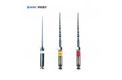 China BS 3.0N/Cm Rotary Endo Files , Metal Silver 31mm Rotary Files supplier