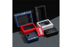 China Luxury Window Gift Box with Ribbon - Custom Rigid Packaging supplier