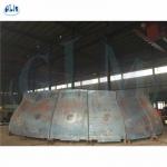 SA516 GR60 Pressure Vessel End Cap Pipe Fittings Conical Dish Head 300mm for sale
