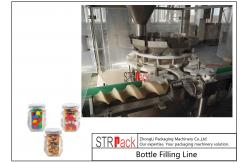 China Granule Weighing Candy Filling Machine Line With Induction Cap Sealing Machine  supplier