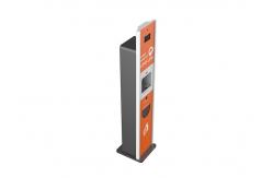 China Eco Friendly Forehead Infrared Thermometer Hand Sanitizer Floor Stand supplier