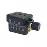 Angle Adjusting Goniometer Table Dovetail Travel Guide Black
