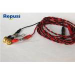 Reusable Ear Clip Electrodes Gold-Plated Disc , EEG Ear Electrode In Pair