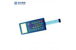 China Custom PET Transparent LCD Waterproof Membrane Switch Embossed Keypad supplier