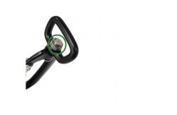 China Oxidization Locking Carabiner With Swivel Eye Aluminum Snap Hook supplier