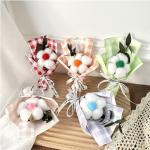 Internet celebrity new Valentine's Day gift simulation cotton five petals Qixi atmosphere single bouquet creative gift for sale