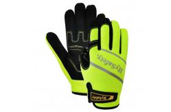 China Adjustable Cuff Medium Duty Mechanics Wear Gloves One Piece Back supplier