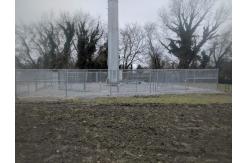 China 3mm Diameter 6 Ft Galvanized Fencing For Cell Tower Enclosure supplier
