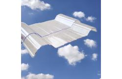 China UV Protection Durable Polycarbonate Made Corrugated Sheet 6m Customized Length supplier