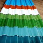 Color Coated Corrugated PPGL Steel coil  ,55% galvalume with color coated corrugated metal used in warehouse for sale