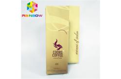 China Moisture Proof Food Packaging Side Gusset Coffee Bag With Tin Tie / Degassing Valve supplier