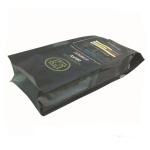 Custom Printing Plastic Pouches Packaging , Black Coffee Bean Packaging Pouch for sale