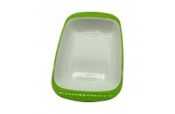 China 100% Melamine Unbreakable Plastic Rectangle Bowls Deep Plate For Salad Soup supplier