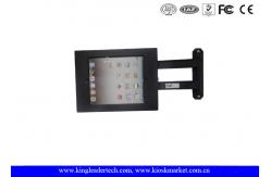 China Black iPad Arm Mount Adjustable , iPad Docking Station Wall Mounted supplier