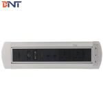Brushed Aluminum Alloy   Desktop Multimedia Connector With 3Mm Panel Thickness