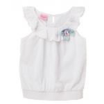 Cotton 100% 150 GSM  White Sleeveless Summer Girl Dress for sale