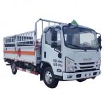 ISUZU 4X2 8 Tons Load Fence Cargo Truck Single Row Seat For Dangerous Goods for sale