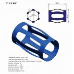 API 10D One Piece Bowspring Centralizer Blue Oil Well Centralizer