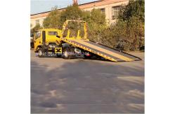 China Duolika 4*2  Flatbed Trailer   One Tow Two Wrecker  Rescue Recovery Tow Truck supplier