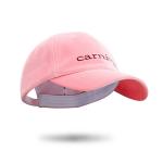 Flat Visor 57cm Six Panel Baseball Cap With Metal Buckle