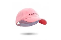 China Flat Visor 57cm Six Panel Baseball Cap With Metal Buckle supplier