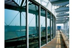 China Steel Polished Aluminum Curtain Wall Profile With Mill Finish supplier