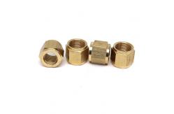 China Customized Small CNC Brass Parts Screws Custom Coating Service supplier